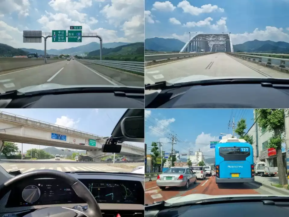 EV6로 다녔던 주요 구간을 모았습니다.