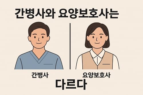 간병사와 요양보호사, 같은 자격증 아니에요~(차이점 완벽 비교!)