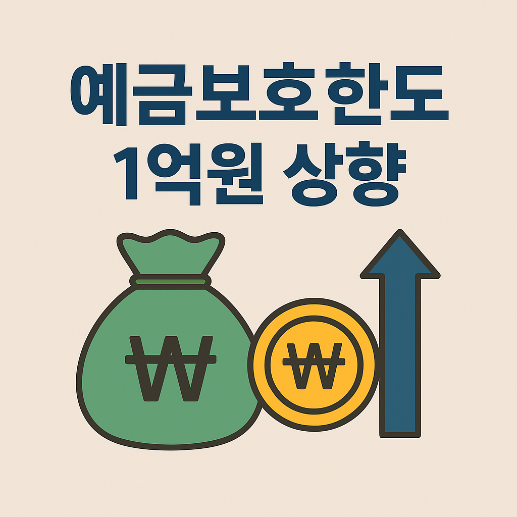 예금보호한도 1억원 상향