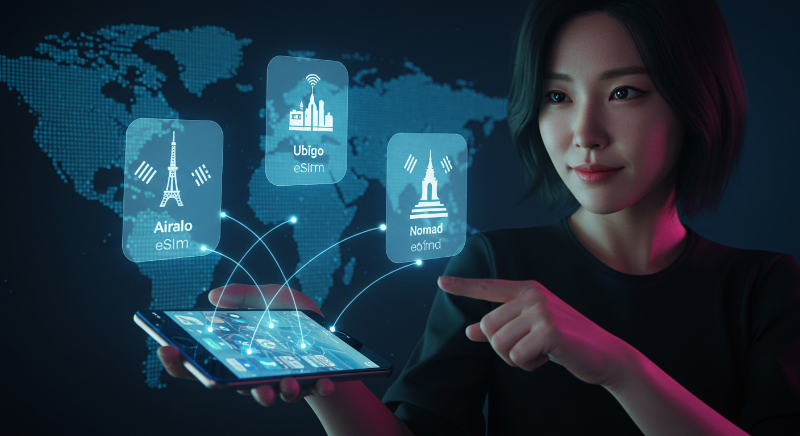 2025년 국가별 추천 eSIM 요금제 총정리 – 일본, 미국, 태국 편
