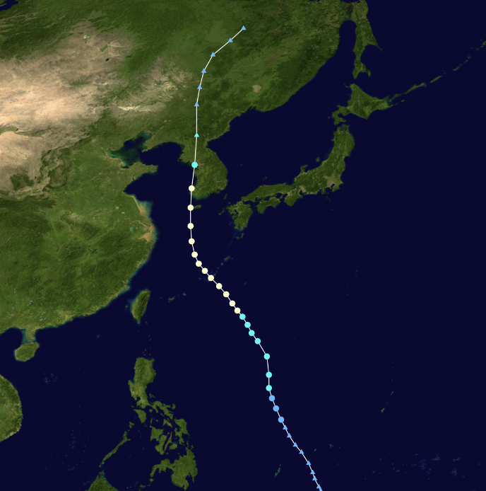우리나라 역대 태풍 피해액 순위 TOP10