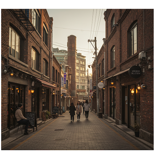 성수동 감성 분위기 이미지