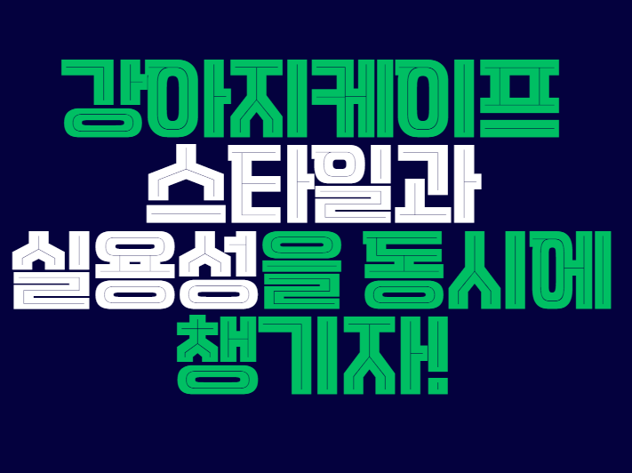 강아지케이프