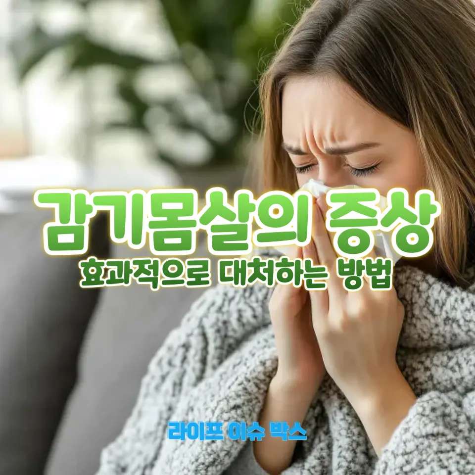 감기몸살 증상과 치료 방법