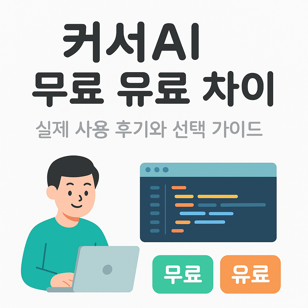 커서ai 무료 유료 차이
