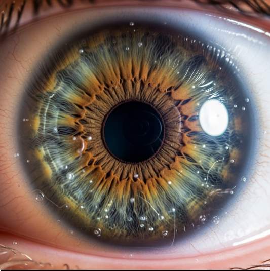 비문증은 우리 눈의 내부를 채우고 있는 투명한 젤리 형태의 조직인 '유리체'의 변화로 발생합니다.