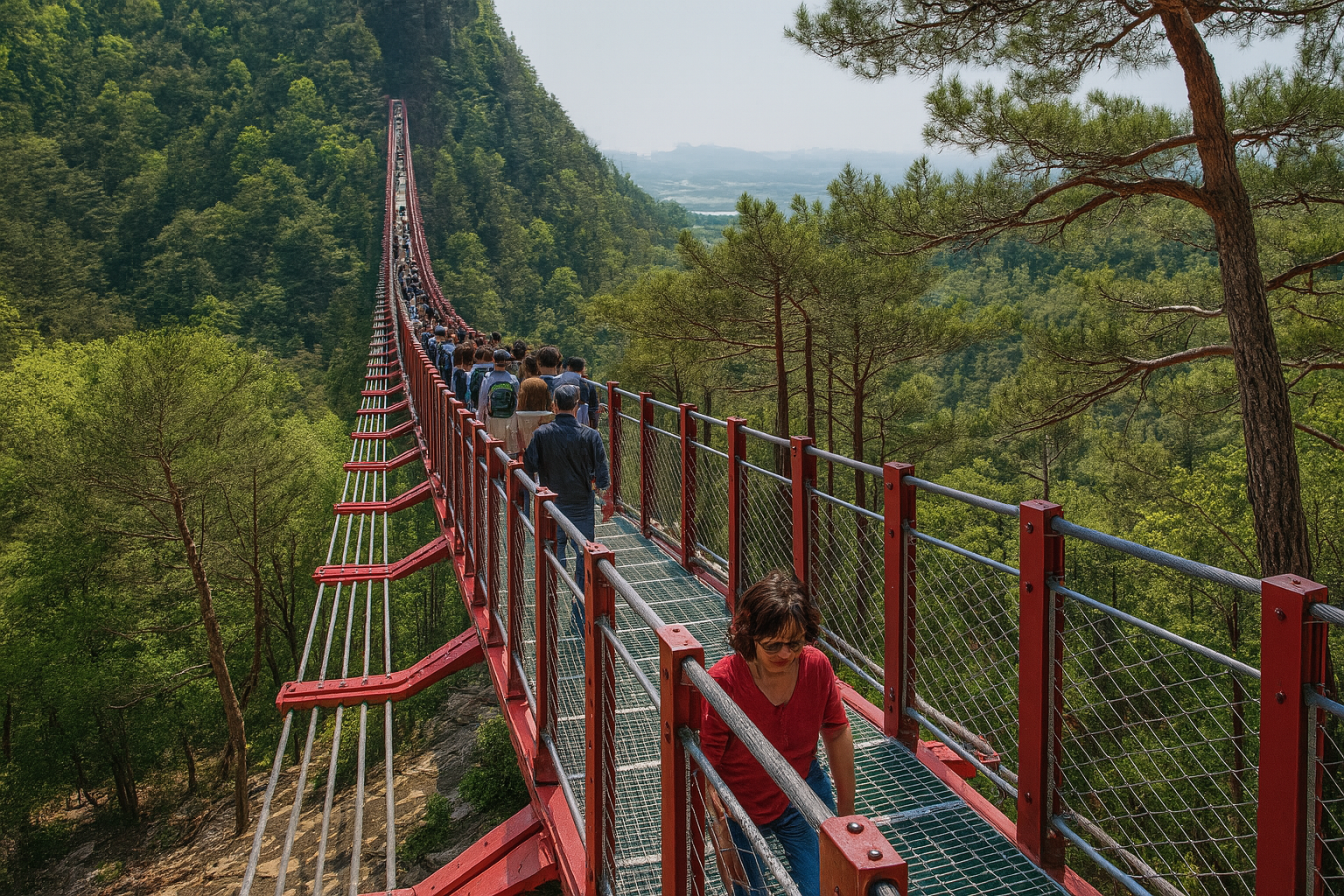 구례 사성암 출렁다리