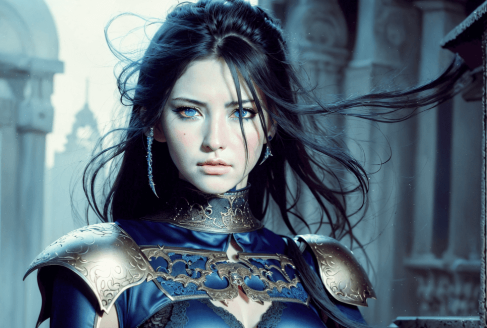 AI 그림 - 여전사(1)