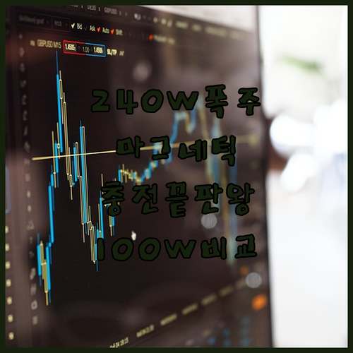 240W 마그네틱 고속 충전 케이블과..