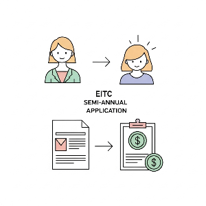 2025년 근로장려금 반기신청 신청 이미지