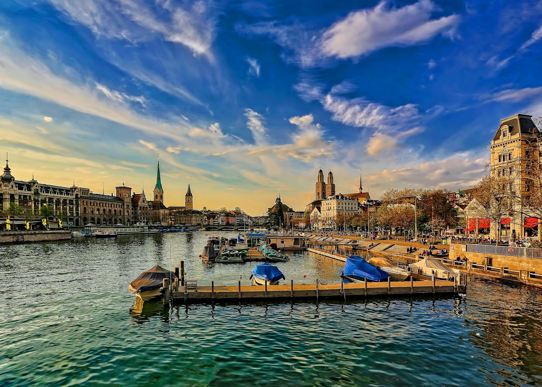 스위스-취히리의-전경