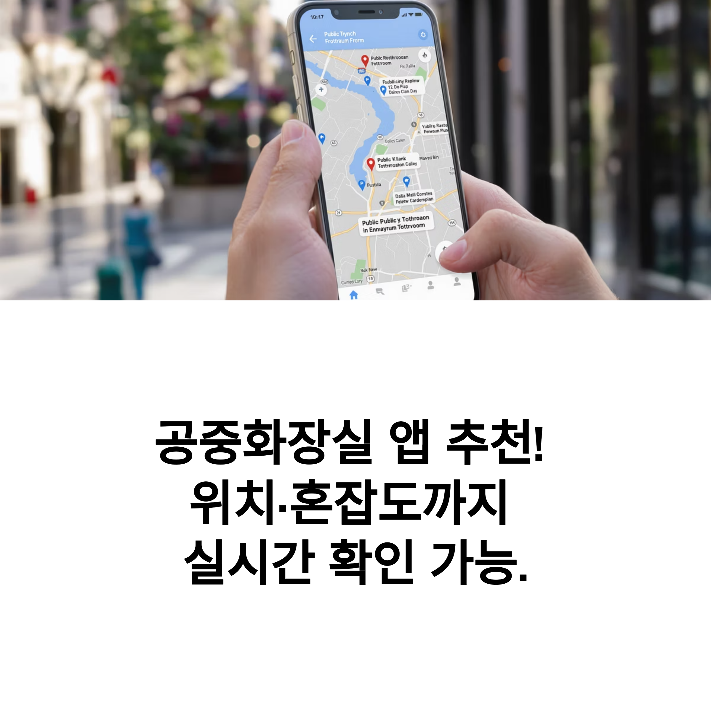 공중화장실 앱 추천! 위치·혼잡도까지 실시간 확인 가능
