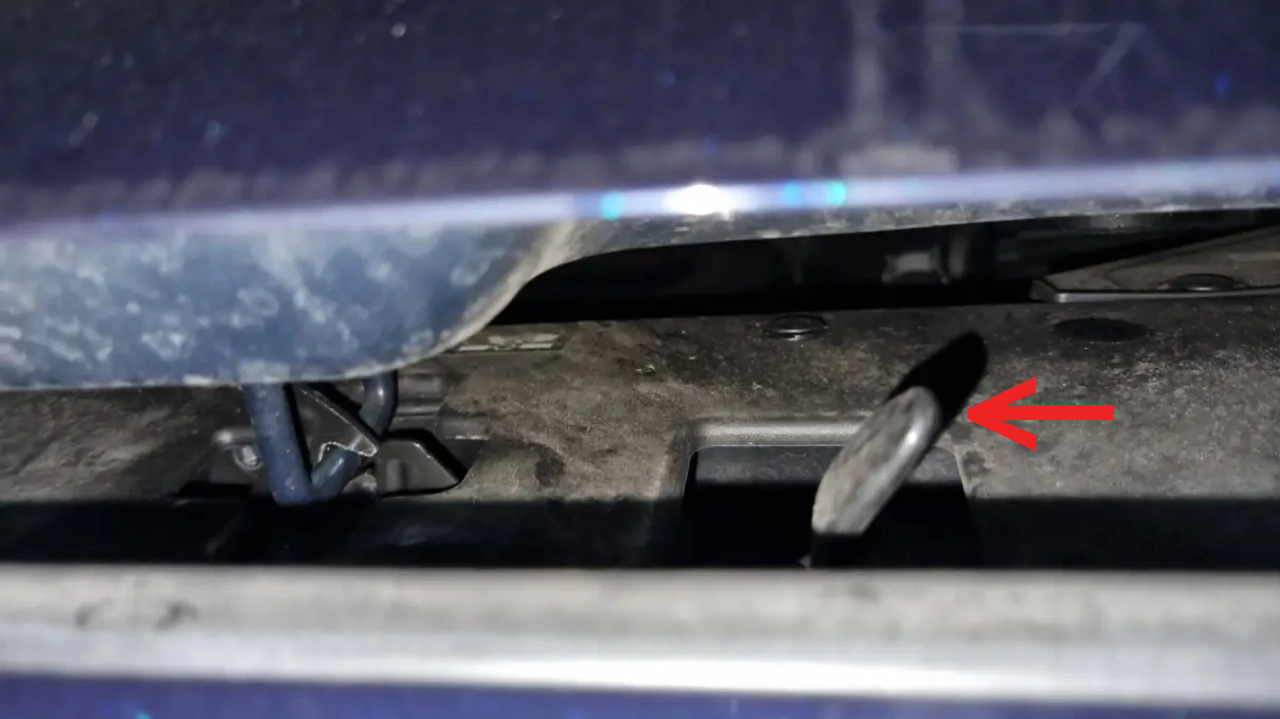 보인 안전장치 레버