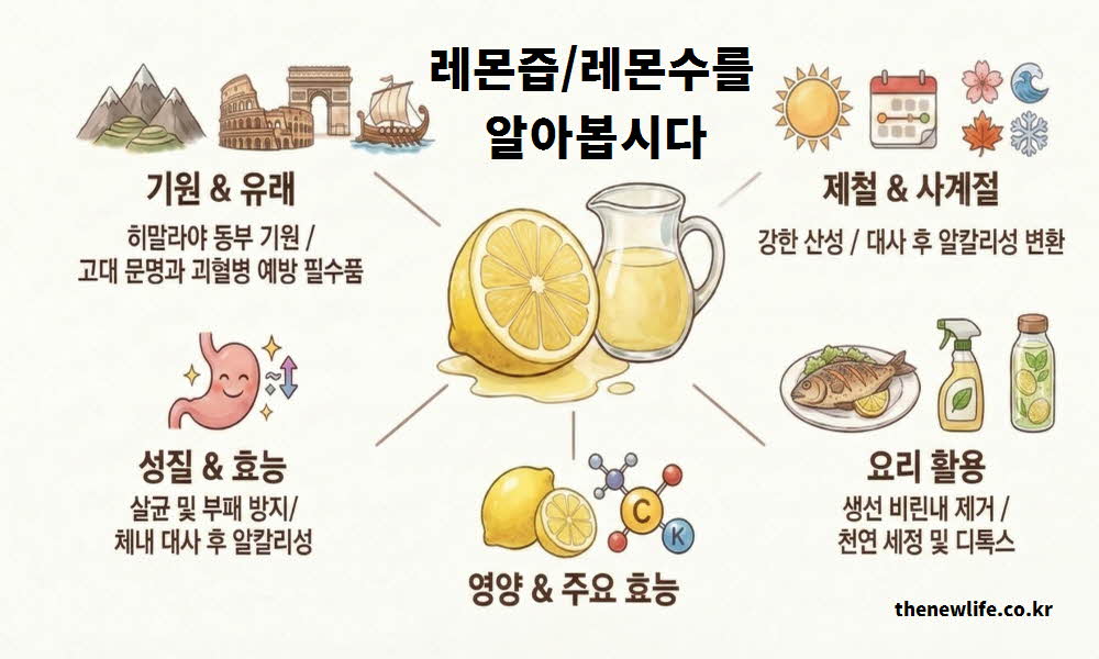 레몬수 효능의 유래 기원