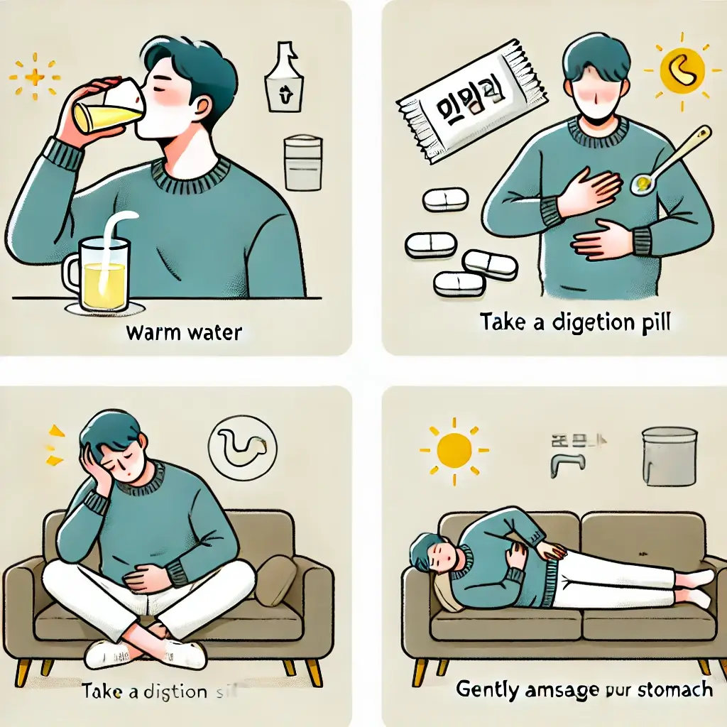 체했을 때 대처 방법