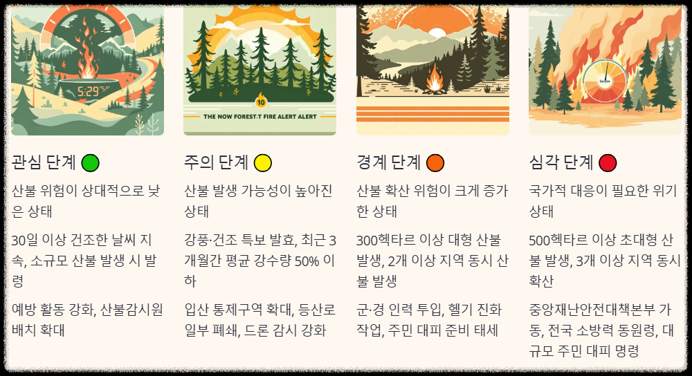 산불단계