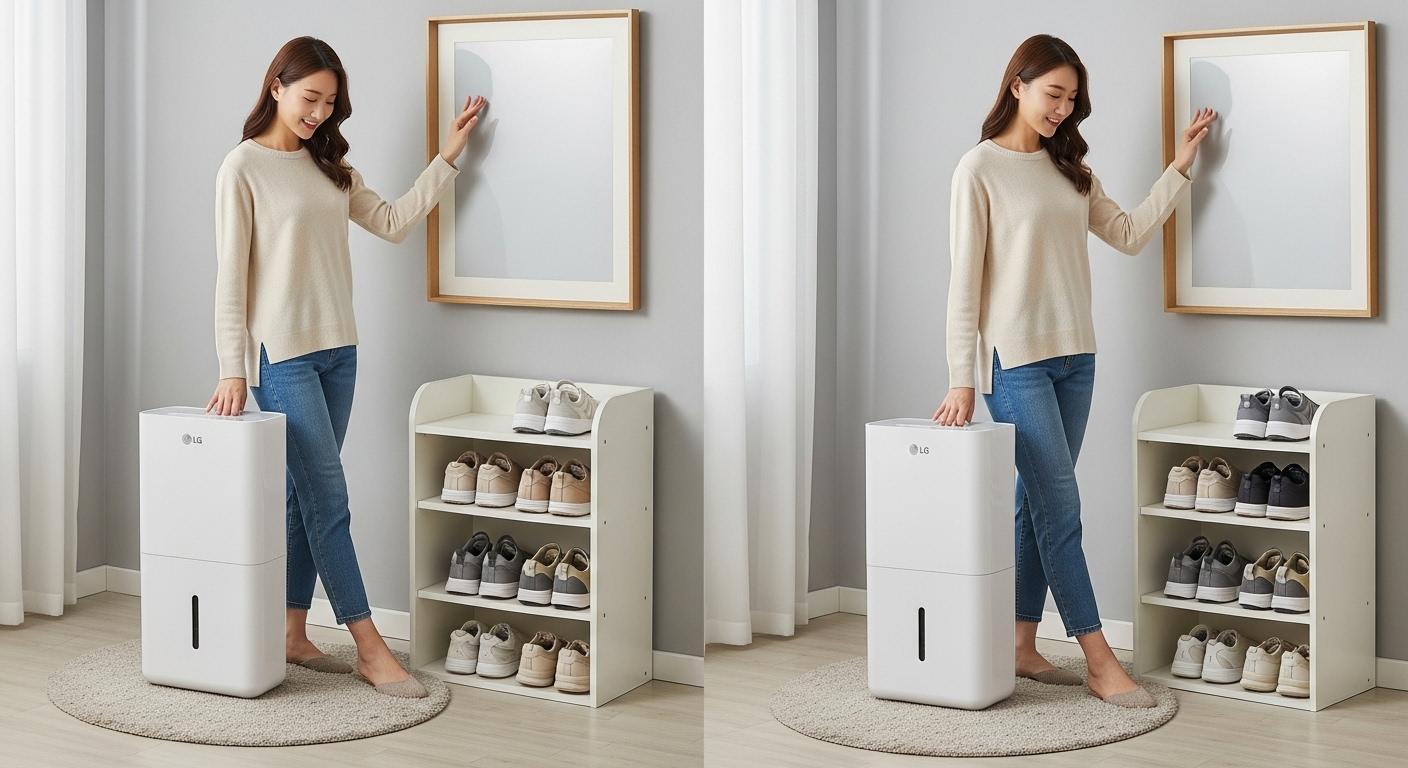 lg제습기 신발 건조