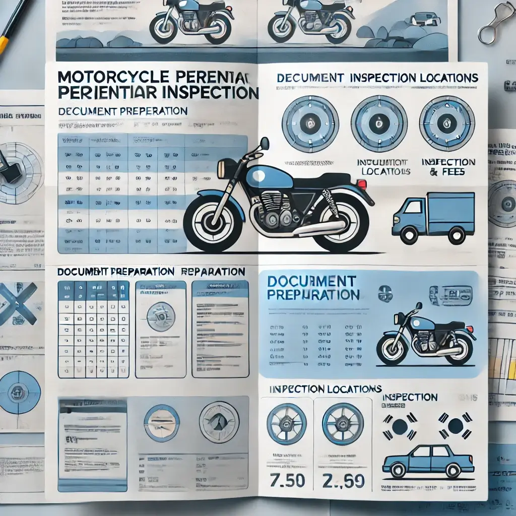 이륜차 정기검사 조회 및 비용