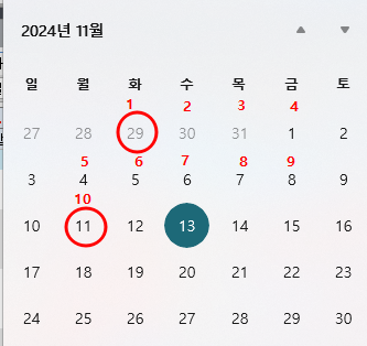 투자경고 해제요건 판단일 계산