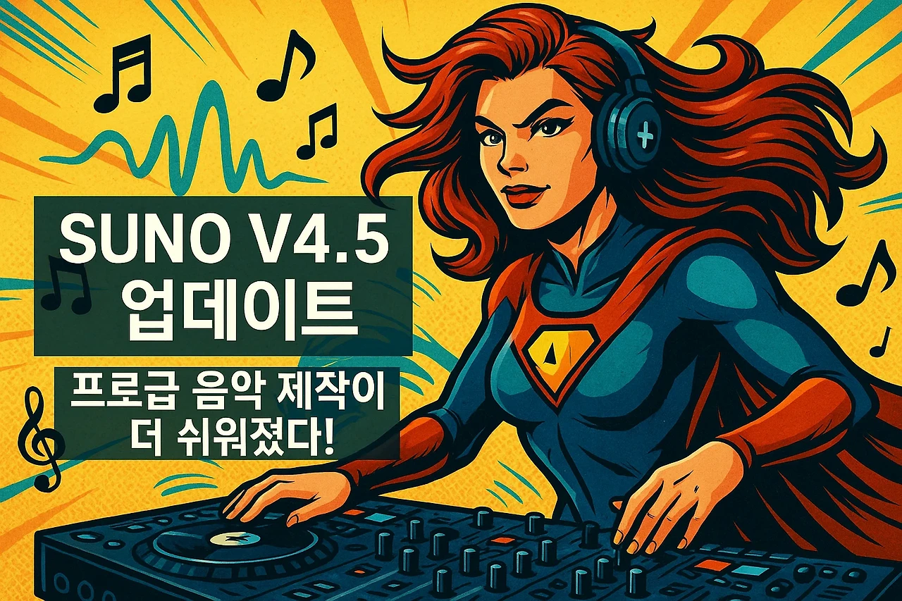 Suno v4.5 주요 업데이트 소개