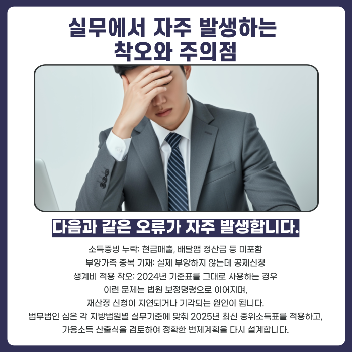 실무에서 자주 발생하는 실수와 주의사항