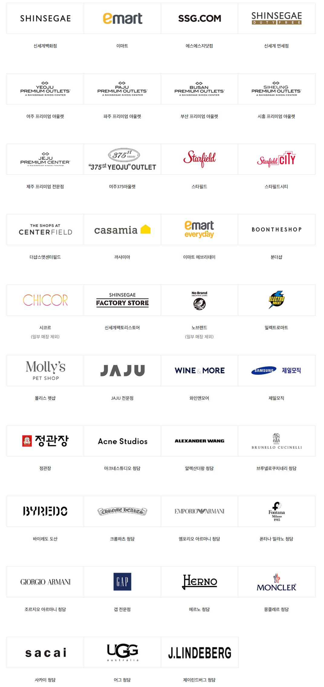 신세계상품권 사용처