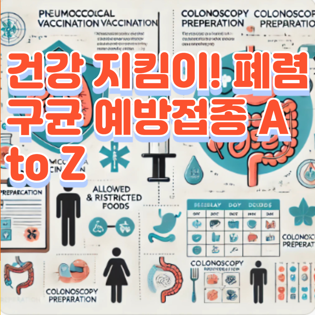 폐렴구균, 방심은 금물! 건강 지킴이 예방접종 A to Z