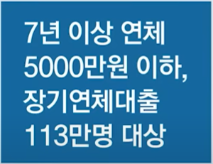 채무 탕감 대상