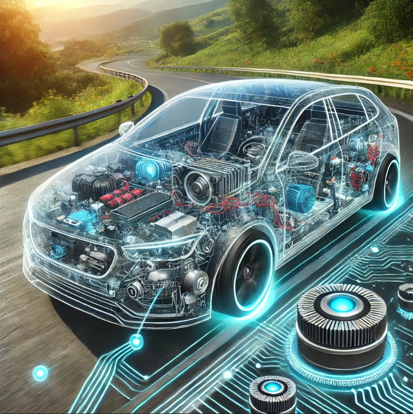 구불길에서 차량 자세 제어 시스템이 작동 되는 모습