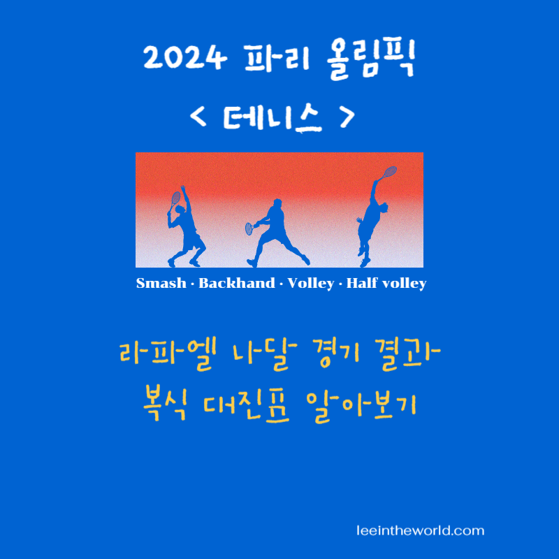 2024 파리올림픽 테니스 일정 나달 경기 결과 대진표