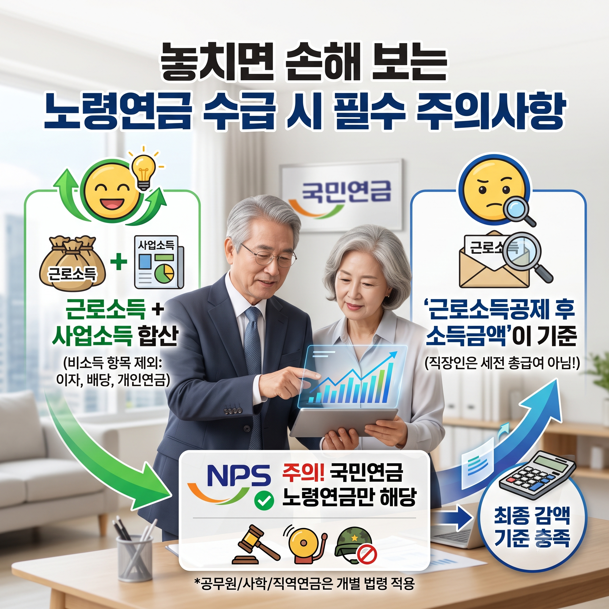 "노후에 월 519만원 벌어도 연금 안 깎여요!" - 2026 노령연금 감액기준 상향 조정! (달라지는 점, 환급 방법 등)