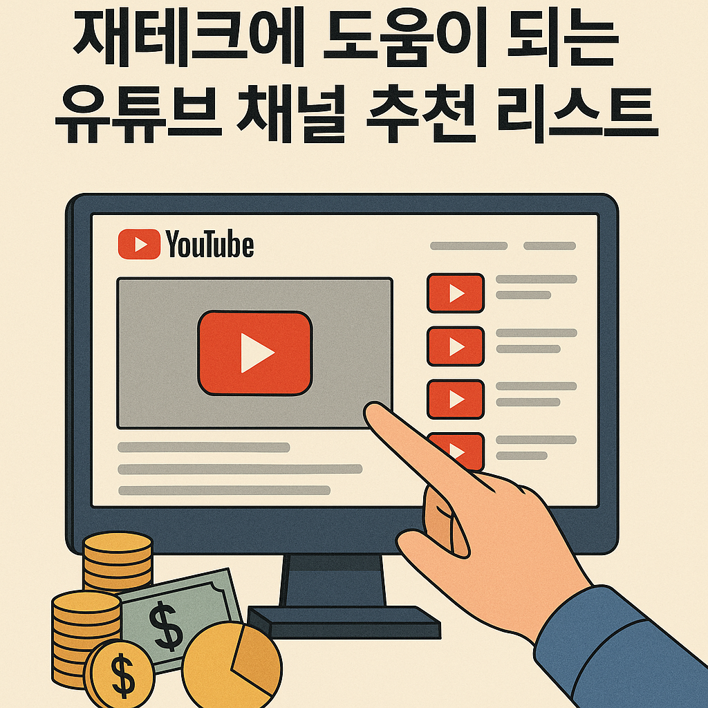 재테크에 실질적인 도움을 주는 유튜브 채널 추천 리스트