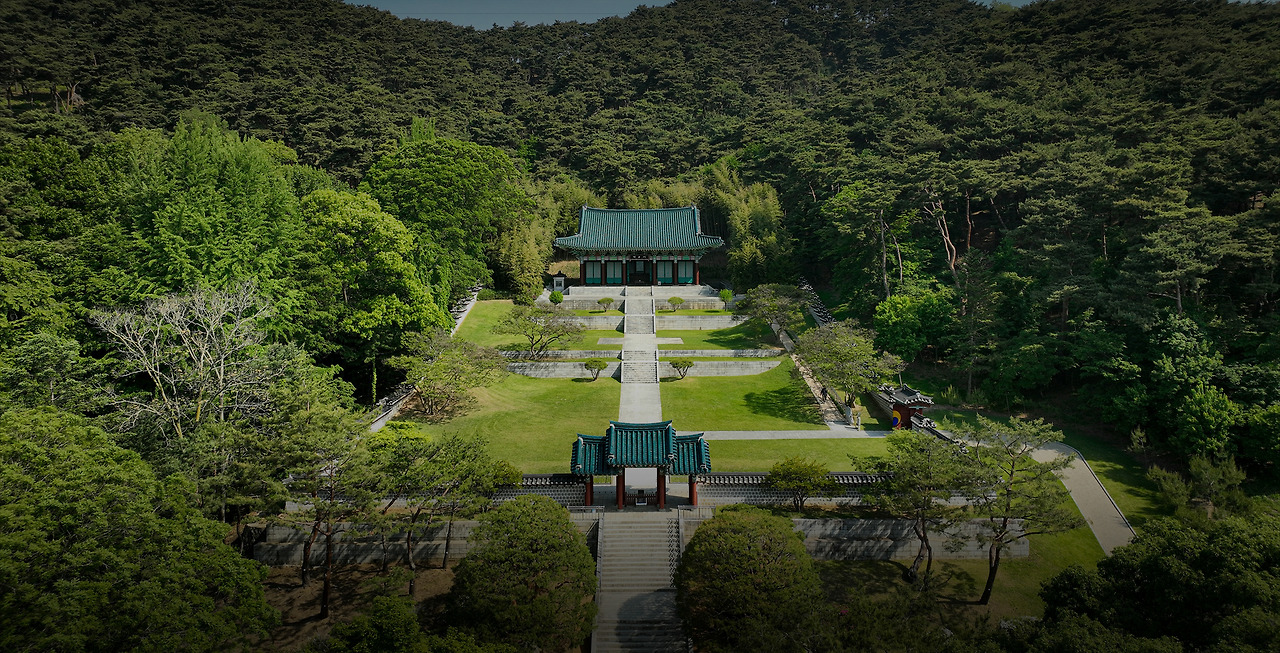 아산 현충사 전경