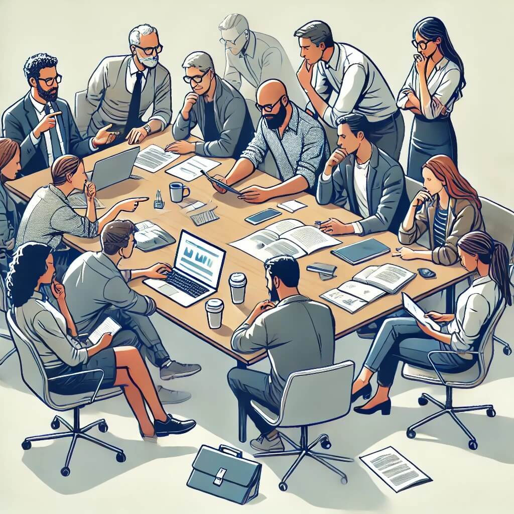 현대적인 작업 공간에서 보여지는 사회적 태만