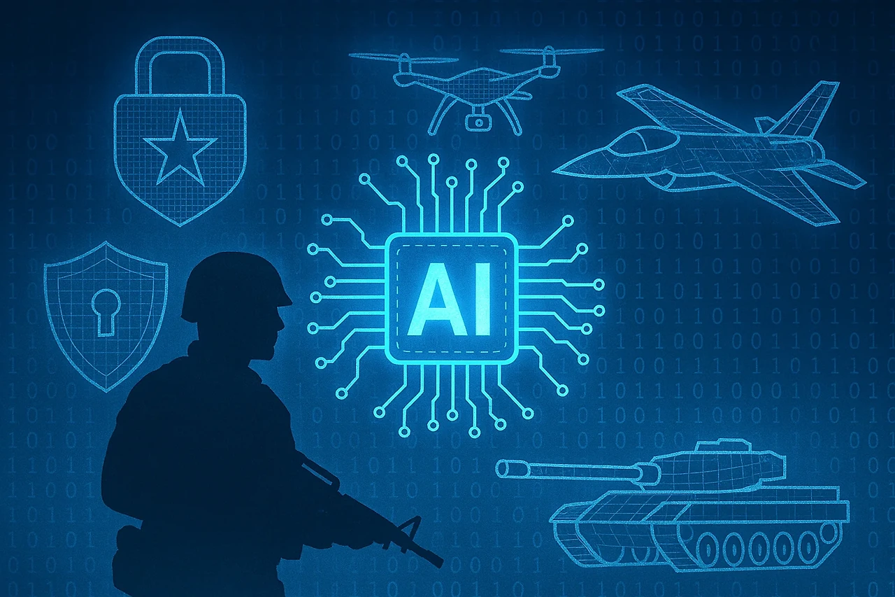 국가 안보와 AI 관련 이미지