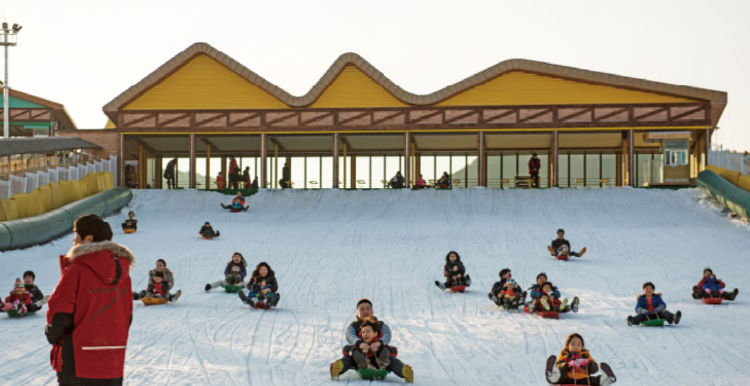 경주월드 눈썰매장 스노우파크