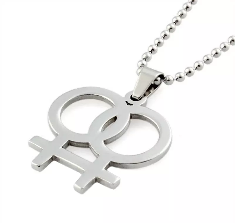 레즈비언 심볼 팬던트