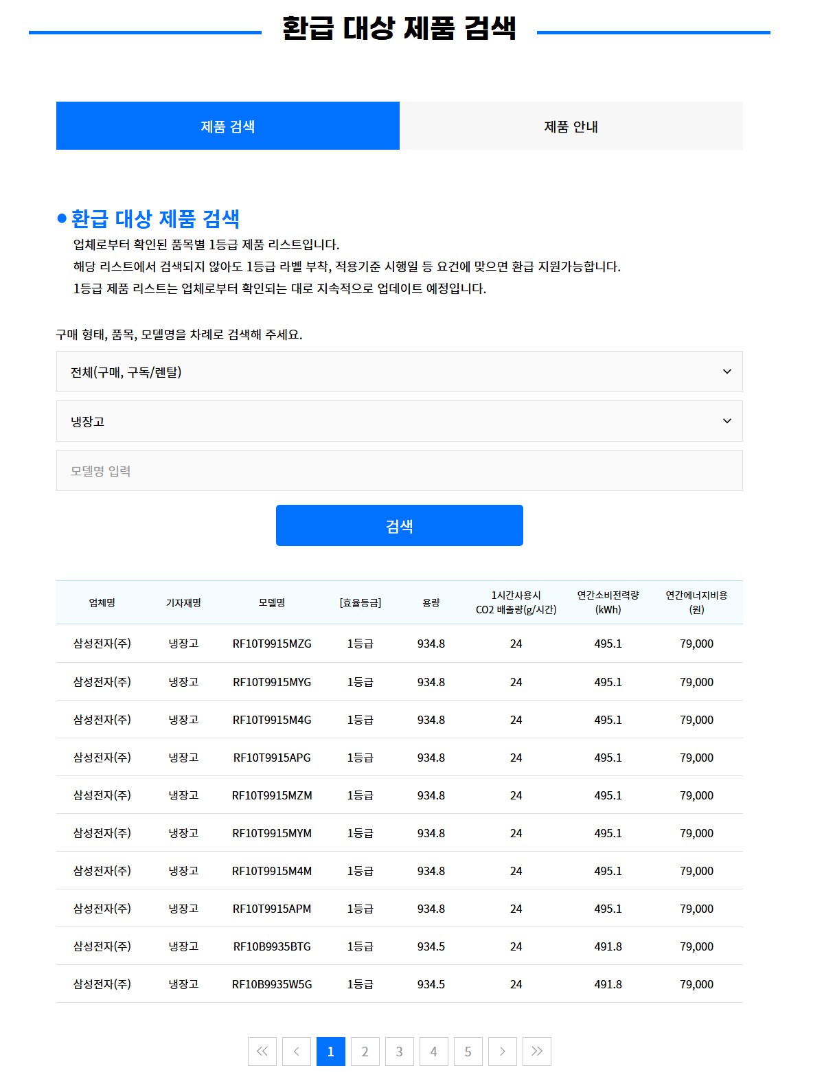 으뜸효율가전환급 신청 방법,기간 및 대상