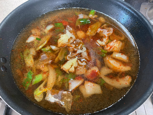 농심 멸치칼국수 순두부 칼국수 레시피