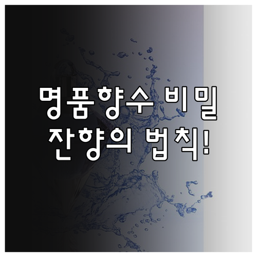 명품 향수 브랜드 철학 분석과 차별화..