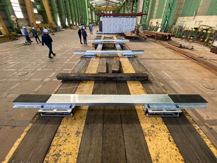 모듈러 주택 운송 '충격 저감 시스템'