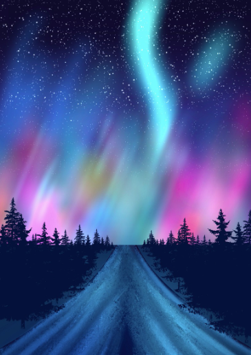 하늘로 떠오르는 빛의 강, 오로라의 신비