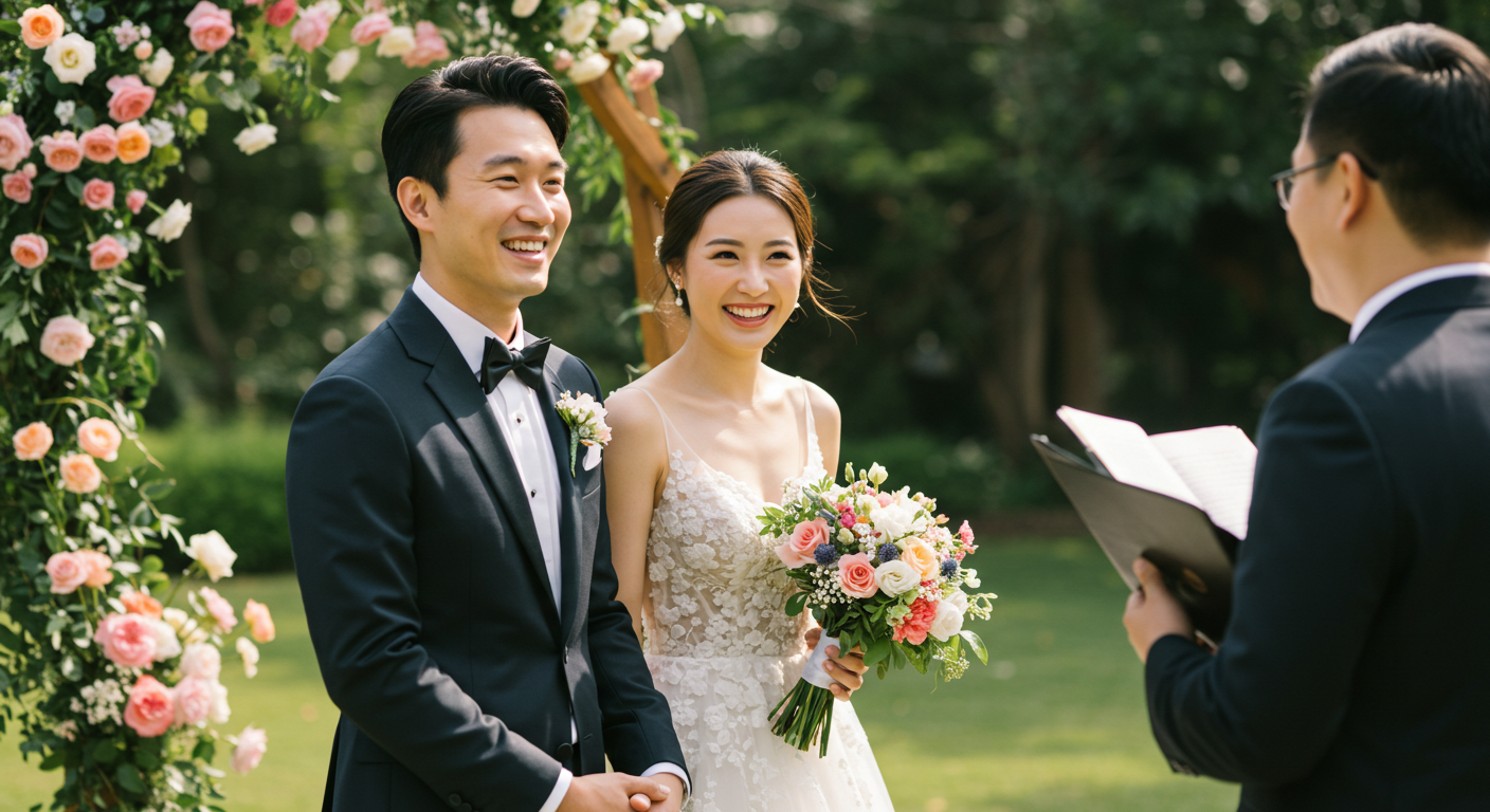 결혼식 신혼 부부
