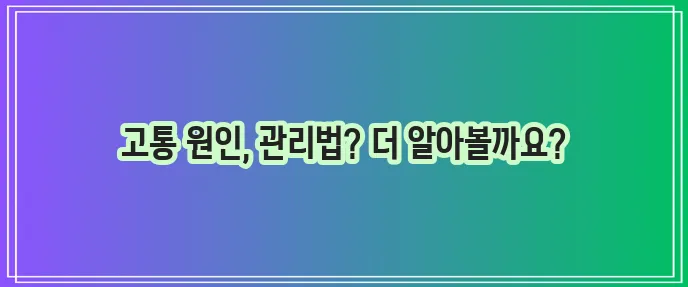 치질 증상 원인과 확실한 치질 관리 방법!