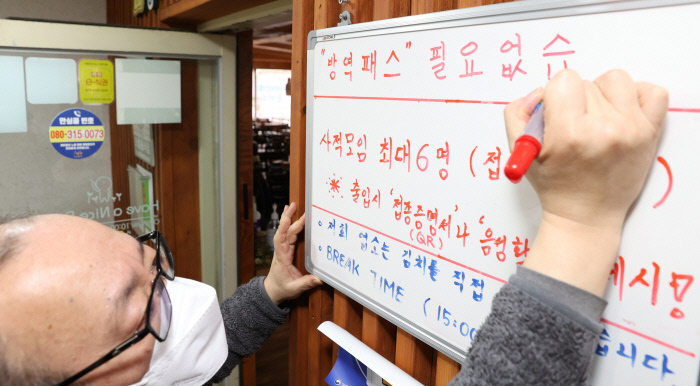 방역패스해지
