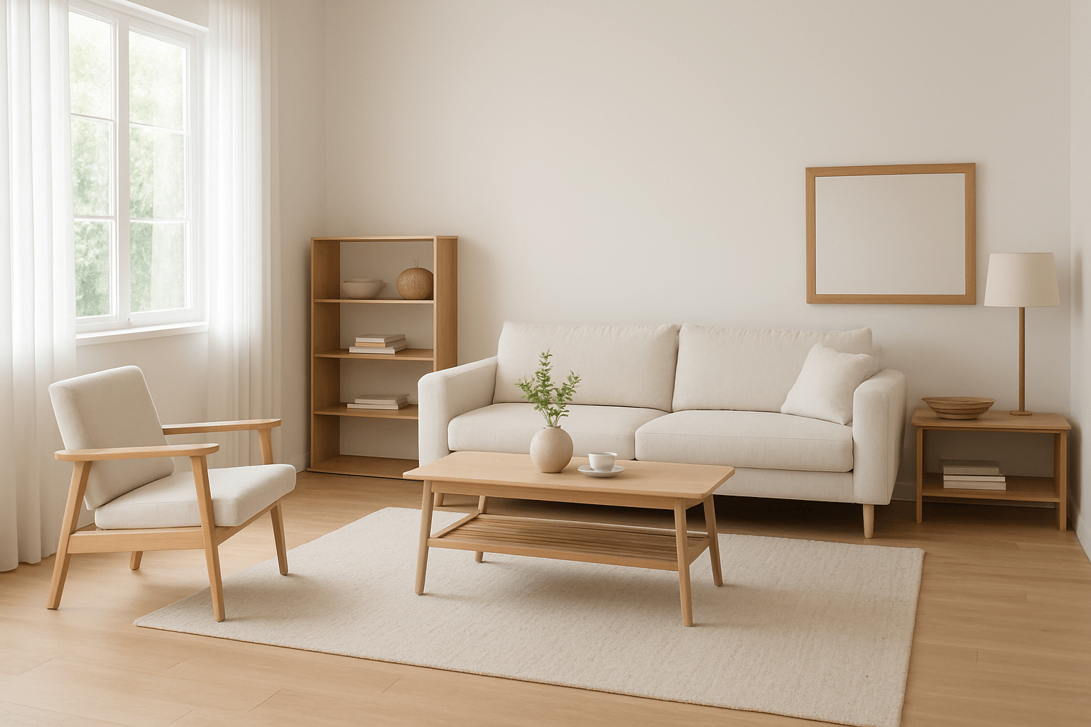 가구 재배치 하나로 공간이 달라짐