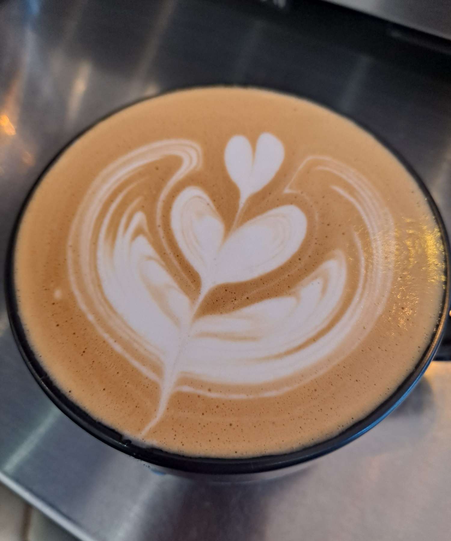 라떼아트 3단튤립