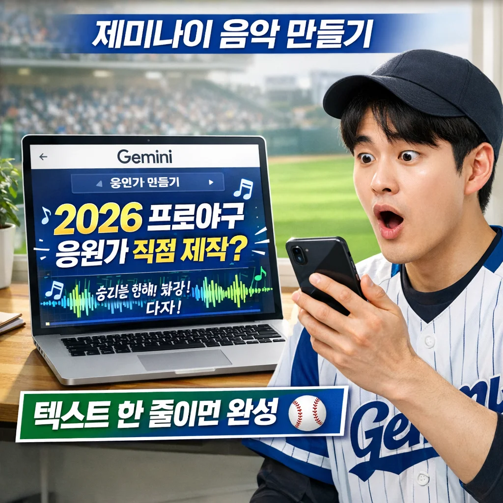 구글 제미나이 무료, 음악 만들기, 2026 프로야구 시즌 개막