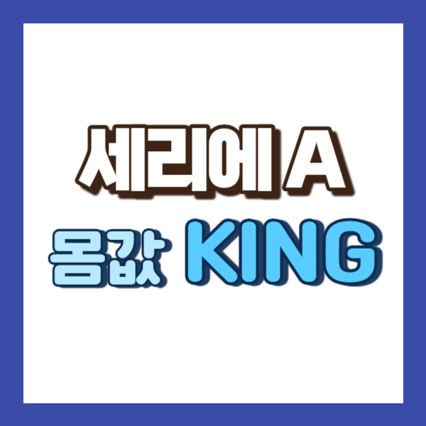 세리에 a 축구선수 몸값 순위 - 썸내일