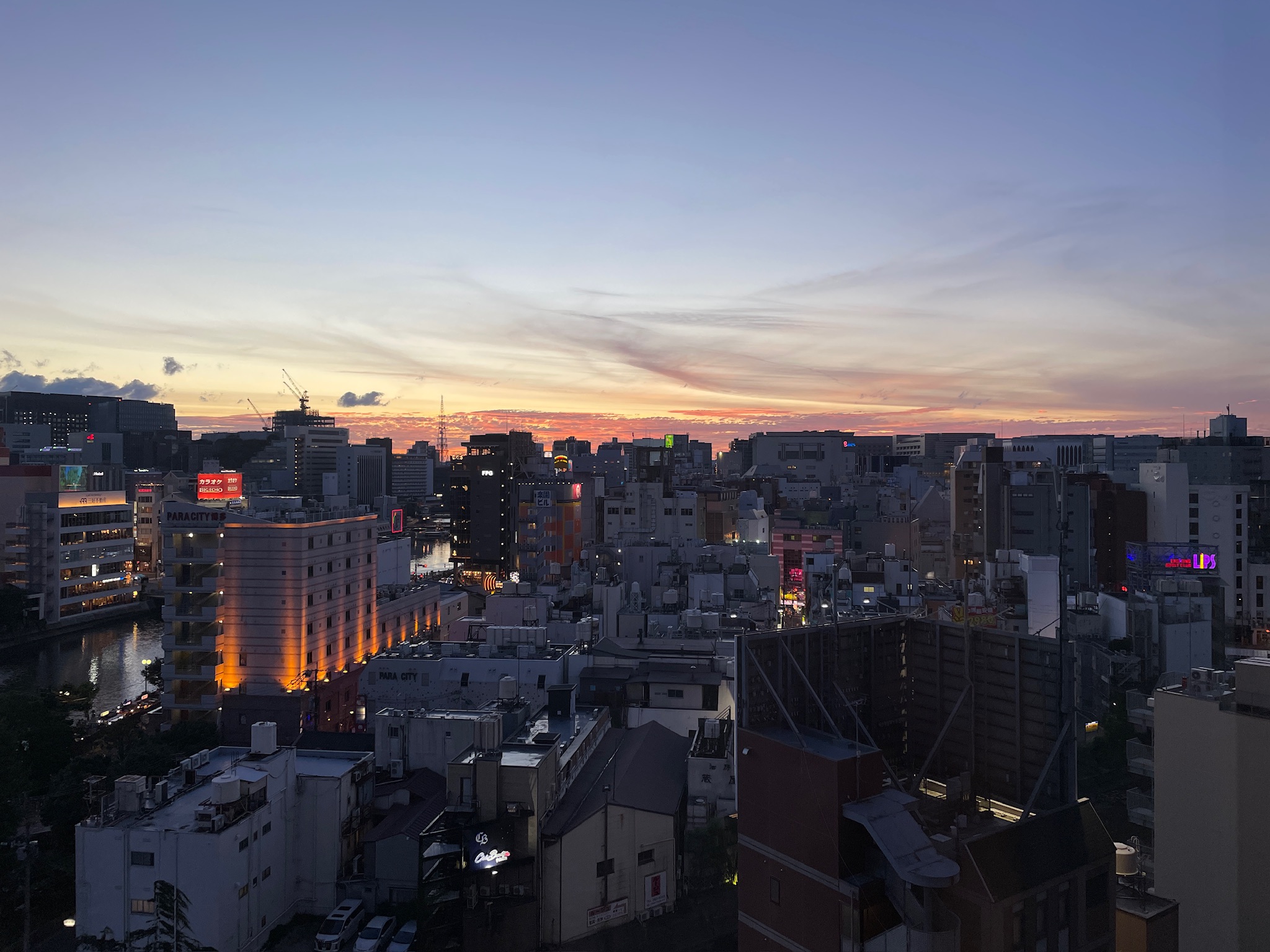 그랜드 하얏트 후쿠오카 방 뷰